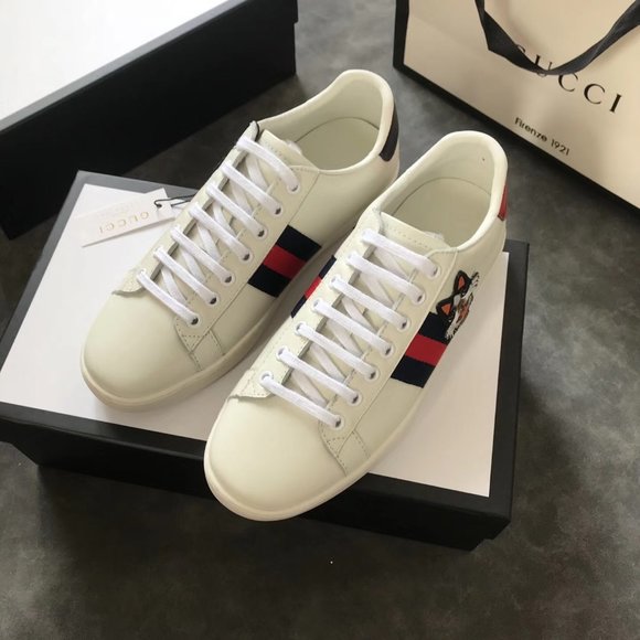 newgUCCI LEATHER CASUAL SHOES FOR WOMEN